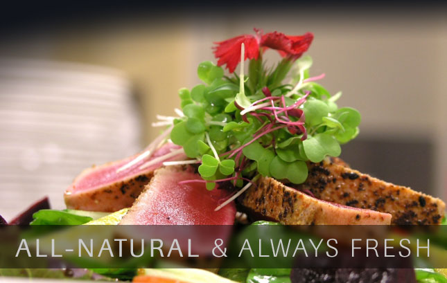 ALL-NATURAL AND ALWAYS FRESH