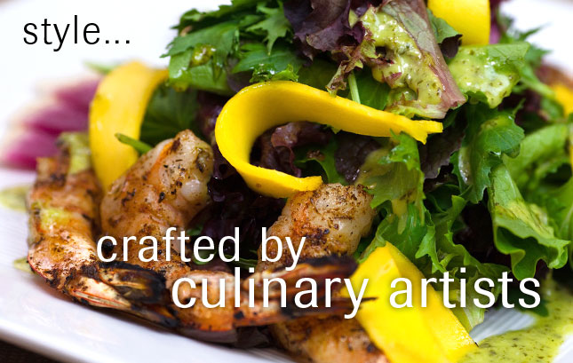 CRAFTED BY CHEFS IN OUR STATE-OF-THE-ART KITCHEN - STYLE...