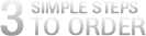 3 Simple Steps to Order