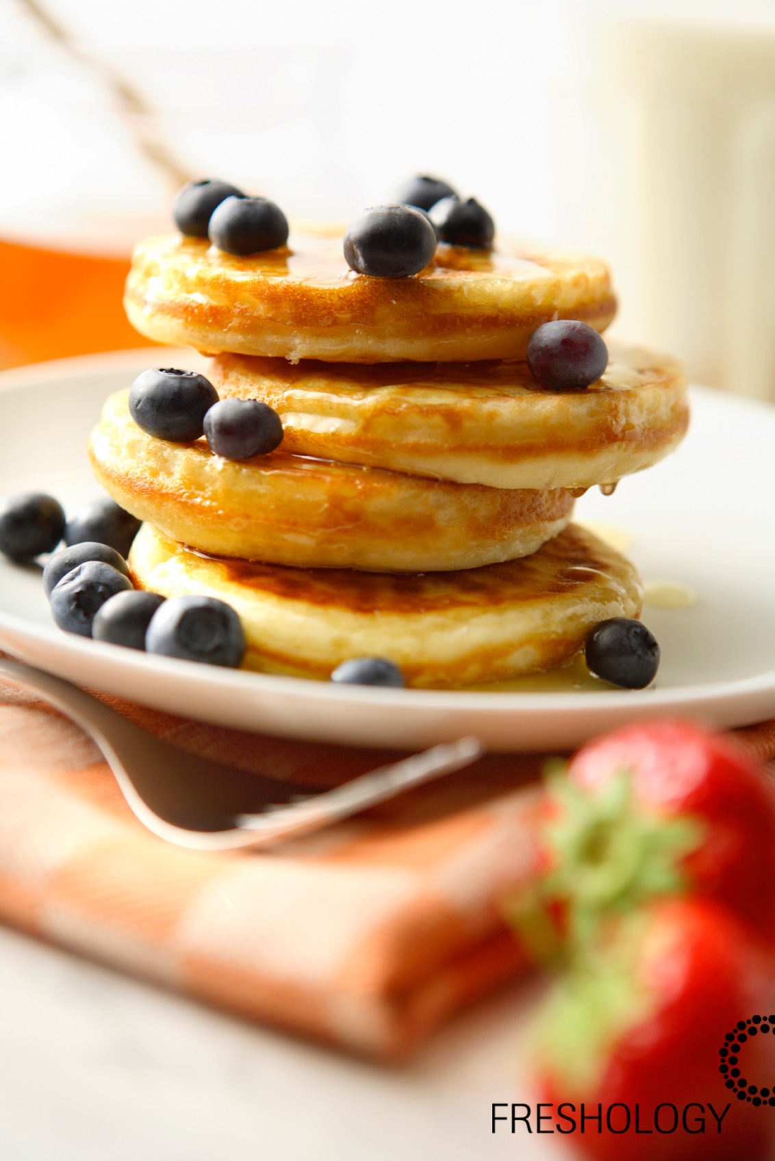 Blueberry pancakes